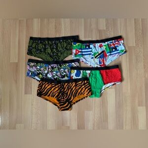 Bundle of 5 MeUndies women’s hipster Underwear Condition: New without Tags